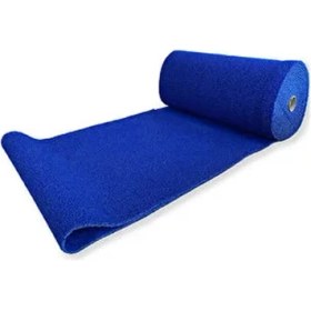 Resim Kıvırcık Paspas (Mavi) Dış Mekan Paspası Kaymaz Karmaşık Yolluk 