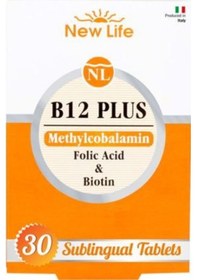 Resim New Life B12 Plus 30 Dilaltı Tablet 