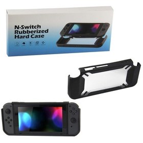 Resim Nintendo Switch Uyumlu Çizilmeye Dayanıklı Arka Kapak Siyah + Beyaz 