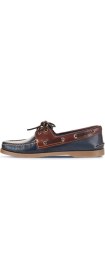 Resim Bueno Shoes Lacivert Kahve Deri Erkek Loafer 11M23299 