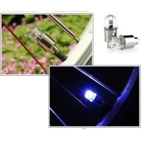 Resim Işıklı Bisiklet Araba Sibop Kapağı 2 Adet 