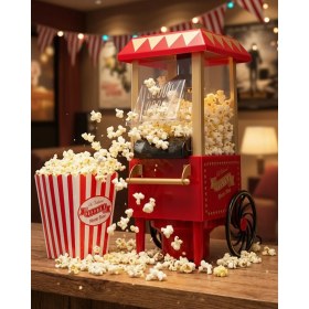 Resim Teknodayım Sıcak Hava Teknolojili Yapışmaz Popcorn Makinesi 