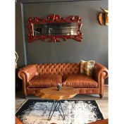 Resim 3A Mobilya 3A Hakiki Deri Big Boss Chesterfield Takımı 
