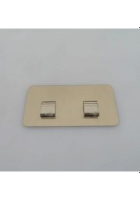 Resim Sticker K.yapış. Askılık Altın Sarısı Çiftli Yatay Çok Renkli 