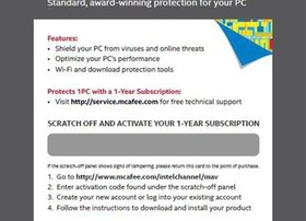 Resim Intel Mcafee Anti-Virus Plus, Pc İçin Ödüllü Antivirus Yazılımı (1 Yıllık) 