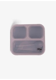 Resim Citron Çatal Ve Kaşıklı Bento Beslenme Kutusu Seti - Purple 1196861 1 