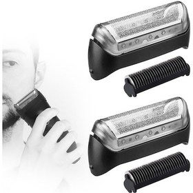 Resim Braun 10b Serisi 1, 190, 180, 170 İçin 2 Adet Yedek Başlıklı Elektrikli Tıraş Makinesi, Erkekler İçin Hediyeler, Tıraş Makinesi Izgarası Ve Bıçak 