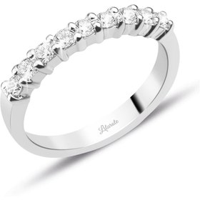 Resim Lilarote Pırlanta 0.39 Ct Pırlanta Yarım Tur Yüzük 
