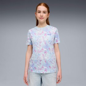 Resim Puma Tweenerverse Çocuk Mavi T-Shirt 