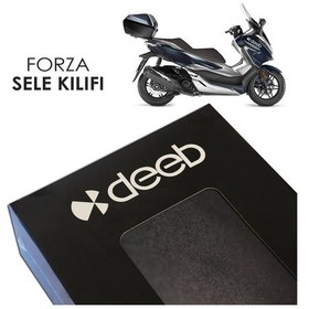 Resim Deeb Honda Forza 250 Sele Kılıfı Örtüsü Düz Siyah (507209556) 