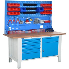 Resim starçelik Atölye Çalışma Tezgahı 1600x720x830-930 mm 