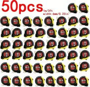 Resim Willowhaven 50 Adet Taşınabilir Darbeye Dayanıklı Küçük Şerit Metre, 3ft-1m Uzunluk, Çift Skala, Parti Hediyeleri İçin Uygun, Anahtarlıklı 