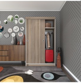 Resim Kenzlife Gardırop Sürgülü Kapaklı Kapılı Karanfil110 Crd Gardolap Dolap 