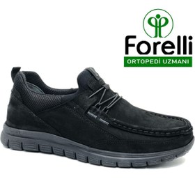 Resim Forelli Tanza Hakiki Deri Ortopedik Comfort Tımbır Erkek Casual Ayakkabı 