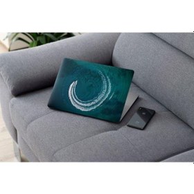 Resim Laptop Sticker Notebook Pc Kaplama Etiketi Dalga 