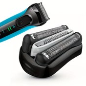 Resim 32B S3 Islak & Kuru Yedek Tıraş Başlığı Parça Aksesuarları Serisi 3 3040s Yedek Başlık, Braun 3010s 320 330 340 370cc 3090cc 350cc-4 390cc-4 3000s 3040s 3050cc için Tıraş Başlığı 