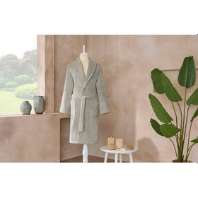 Resim Özdilek Colourist Şal Yaka Bornoz Yeşil 