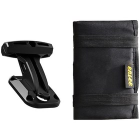 Resim Bisiklet Tamir Aleti Çantası, Lastik Tamiri Araçları İle Siyah, Jant Çantası, Koltuk Bağlama Tipi, Genişletilebilir Rafta Dahil Siyah Siyah 