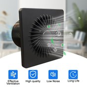 Resim 4 İnç Havalandırma Fanı, Avrupa Standardı Egzoz Fanı, 100m3/h Hava Akışı, Kablolu Kurulum, Deflektör Bariyerli Hava Arıtma Ekipmanı, Sessiz Çalışma, Mutfak, Banyo, Pet Odası, Garaj, Ofis ve Garaj İçin Nem Alma & Havalandırma, Şık Tasarım, Dayanıklı Yapı, Ticari Mekanlar için Hava Dolaşımı 