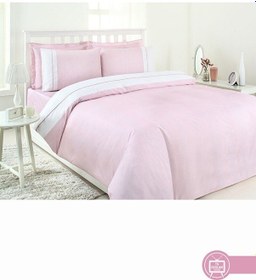 Resim Özdilek Soft Linen Çift Kişilik Saten Nevresim Takımı 43891 Pembe 