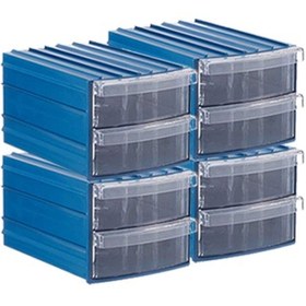 Resim Sembol Y112 Plastik Çekmeceli Kutu 8 Çekmeceli 