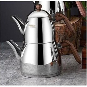 Resim Kahramanlar Antibakteriyel Ortaboy Elmas Bakır Çaydanlık Bakır 