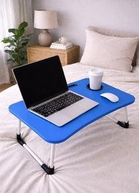 Resim Laptop Sehpası Masası Katlanabilir Yatak Koltuk Üstü Kahvaltı Bilgisayar Sehpası 