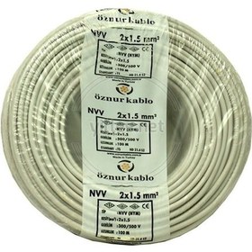 Resim 2X1.5 Nym Antigron Kablo Öznur 25 Metre 