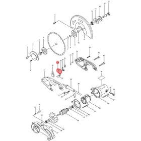 Resim Makita 2414B Şalter Ürün Kodu 651922-3 