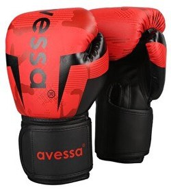 Resim Avessa Ring-316 Boks Eldiveni Kırmızı 16 Oz 