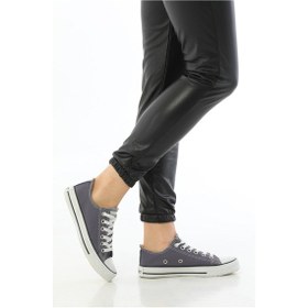 Resim Everest Keten All Star Şeffaf Taban Günlük Spor Ayakkabı Gri 