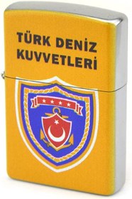 Resim Türk Deniz Kuvvetleri Baskılı Çakmak Açık Renk 