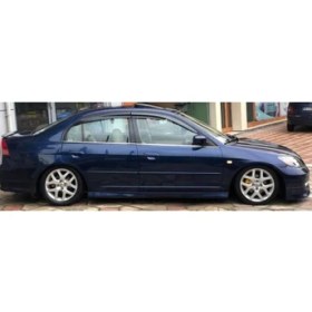 Resim Caralp Honda Civic 2002-2006 Vtec2 Krom Cam Çıtası 4 Kapı 4 Parça P.çelik 