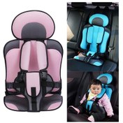 Resim Sones Araba Taşınabilir Çocuk Koltuğu, Boyut: 54 X 36 X 25cm Pembe + Gri 