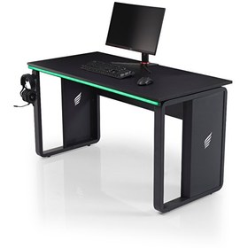 Resim Stepgamer Amiral Rs7 Metal Ayaklı Oyuncu Masası Siyah 