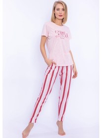 Resim Pierre Cardin 8275 Summer Toz Somon Kadın Slim Fit Homewear 