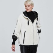 Resim Beyaz Tekstil - Kürk Kadın Kürk Mont - K22KKM320314-T1N 