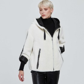 Resim Beyaz Tekstil - Kürk Kadın Kürk Mont - K22KKM320314-T1N 