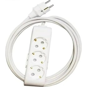 Resim Multi-let 3'lü 30 Metre Topraklı Çocuk Korumalı Kablolu Grup Priz 