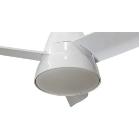 Resim Alsanfan Atom Beyaz Aydınlatmalı Uzaktan Kumandalı Tavan Vantilatörü 120 cm 4 Kanatlı Modern Tasarım 