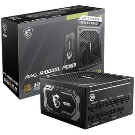 Resim Msi PSU MAG A1000GL PCIE5 80+ Gold Full Modüler Güç Kaynağı 