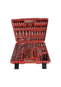 Resim Profesyonel Mekanik Krom Çelik 172 Parça 1/2-3/8-1/4 Profesyonel Lokma Takımı Seti 