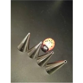 Resim Giderioss 1-2 - 3-4 Numara Krema Sıkma Yazı Duy Uçları Paslanmaz Yazı Yazma Krema Sıkma Duy Uç Seti 3 Cm, Gümüş 