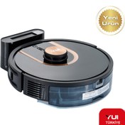 Resim Yui S7 NoMopZone Özellikli Akıllı Robot Vacuum & Mop Süpürge Siyah(YUI TÜRKİYE GARANTİLİ) 