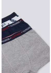 Resim U.S. Polo Assn. U.s Polo Erkek Çocuk Boxer 3'lü Takım Beyaz 