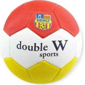 Resim Happy Junior Futbol Topu Dikişli 420 gr No:5 - FB-660-SARI-KIRMIZI 