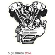 Resim Motorsiklet Otomobil Sticker 2 Adet 035 