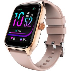 Resim HiFuture Ultra2 Pro IP68 Su Geçirmez Nabız Spor Sağlık Sp02 Kan Oksijeni Takibi Arama Özellikli iOS & Android Amoled Ekran 45mm Akıllı Saat Rose Gold 