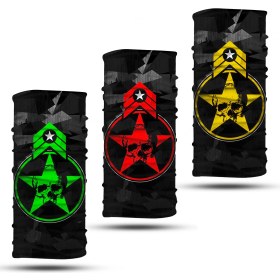 Resim Dair Aksesuar 3'lü Set Boyunluk Bandana Outdoor Balaklava Yüz Maskesi Kafa Bandı 