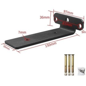 Resim 6/8/10/12 İnç Asma Duvar Rafı, Gizli Duvar Sabit Bölme Depolama Çok Renkli 